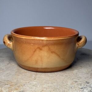 Piral Abisola Terracotta Pottery Italy Crock Bowl Cup Mug Orange Glaze‎